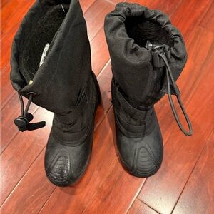 Kamik Black Kids Snow Boots